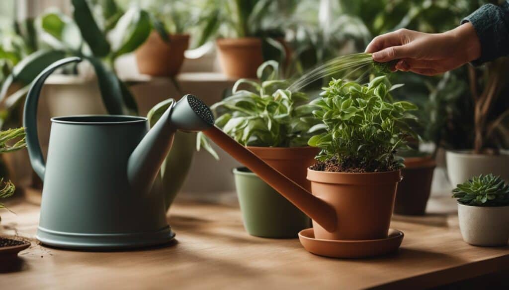 fertilizing indoor plants