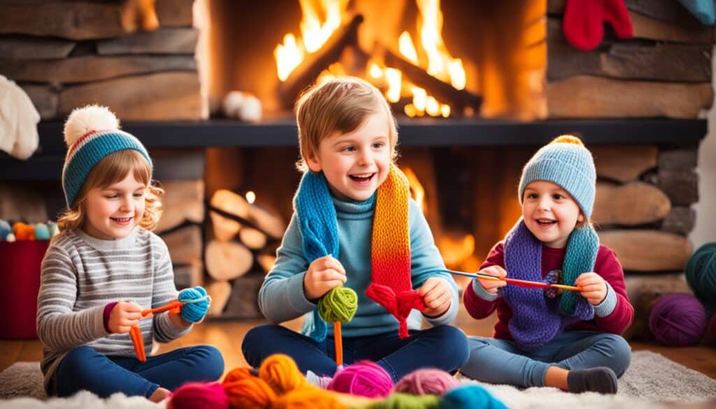 Beginner-friendly kids knitting projects