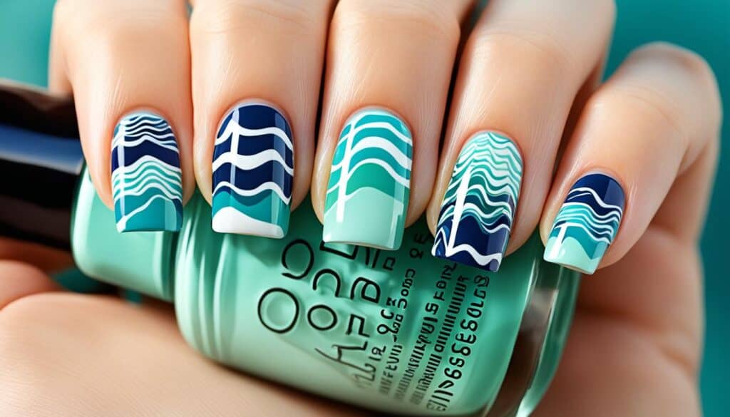 Abstract Nail Art Ideas for Summer