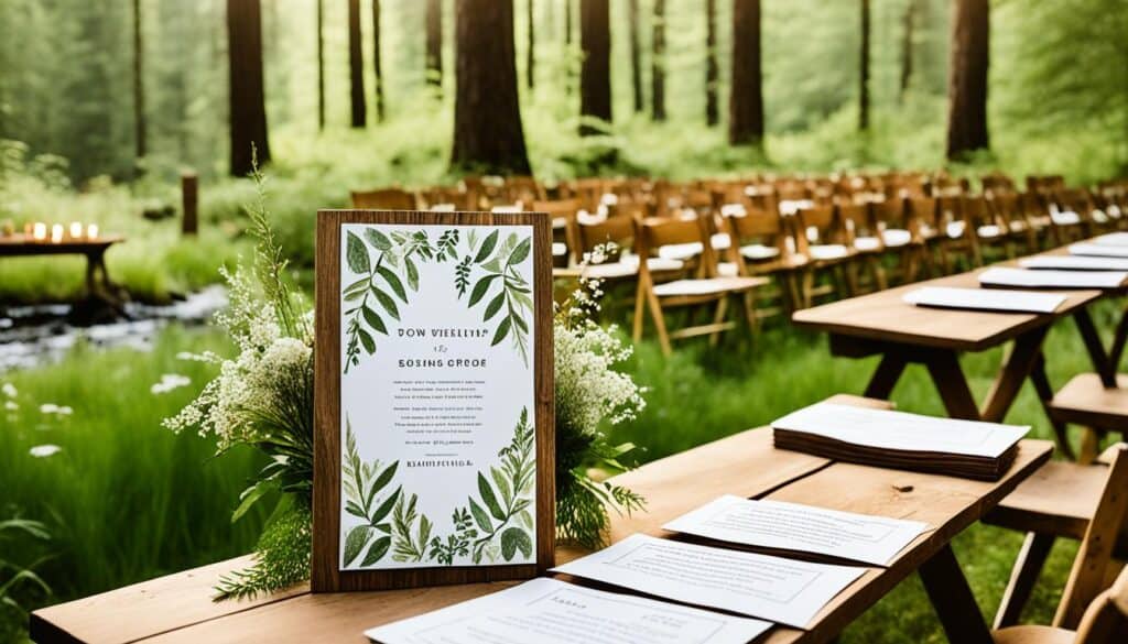 nature wedding readings