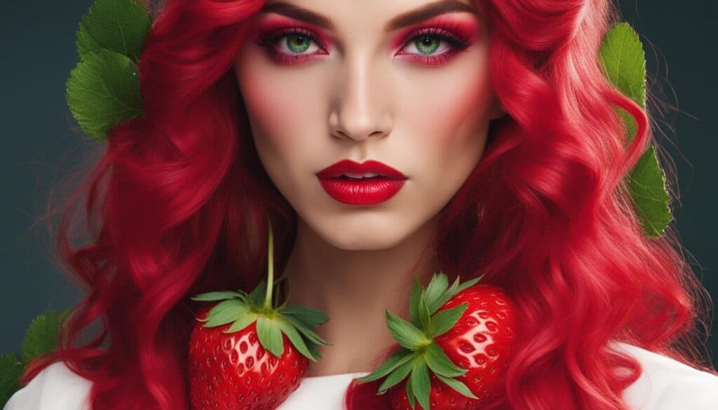strawberry makeup