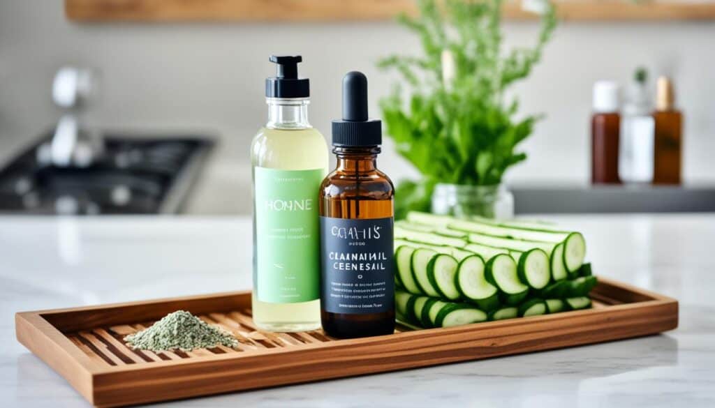 homemade toner and cleansers for sustainable skincare
