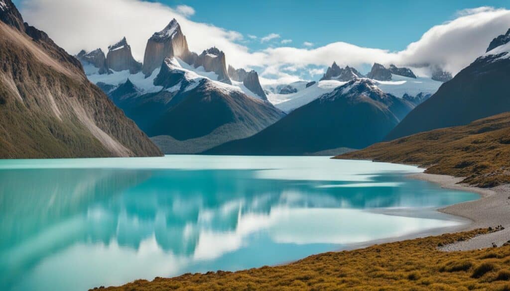 remote glacial lake