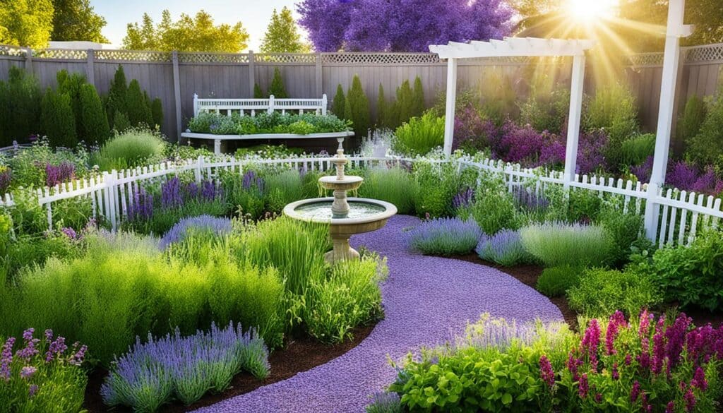 therapeutic herbal tea garden