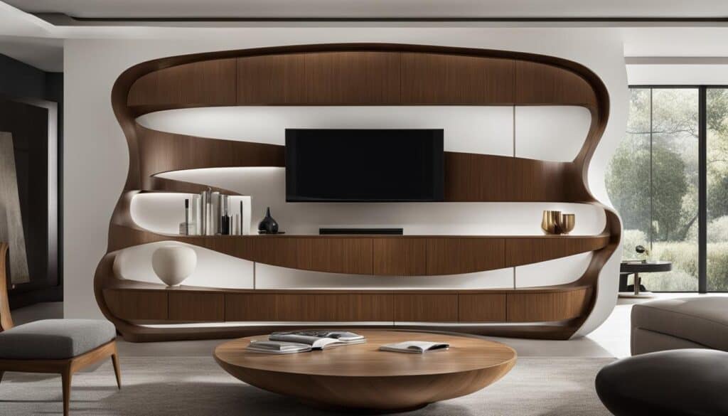 curvaceous cabinetry