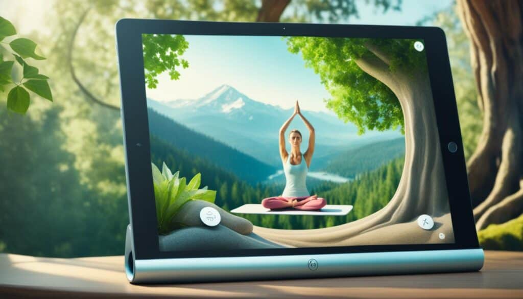 integrating technology with yoga