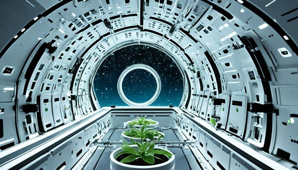 Controlled Environment Agriculture in Space