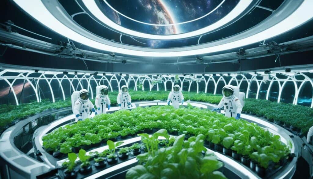 Space Station Food Production