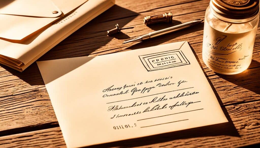 Vintage Charm of Letter Writing