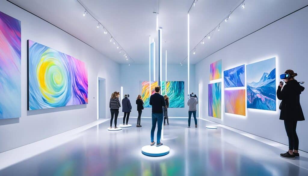 Virtual Reality Art Gallery Concept