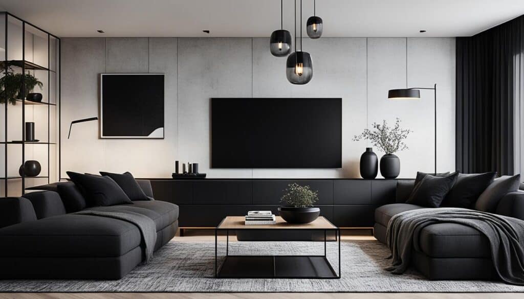 black in home design