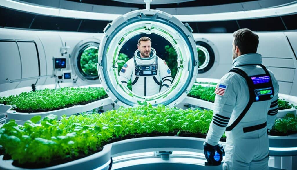 hydroponics in space stations