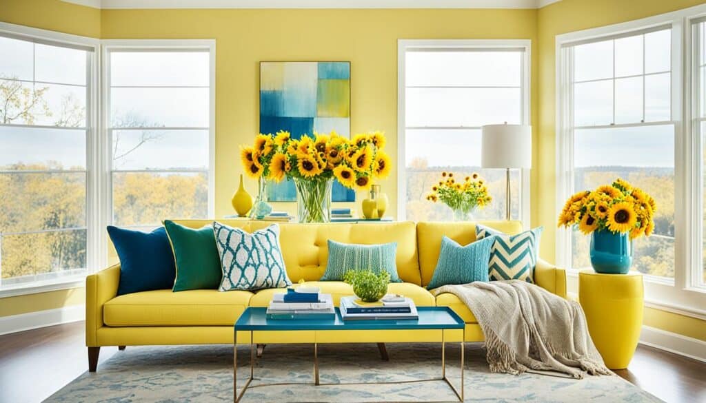yellow in home design