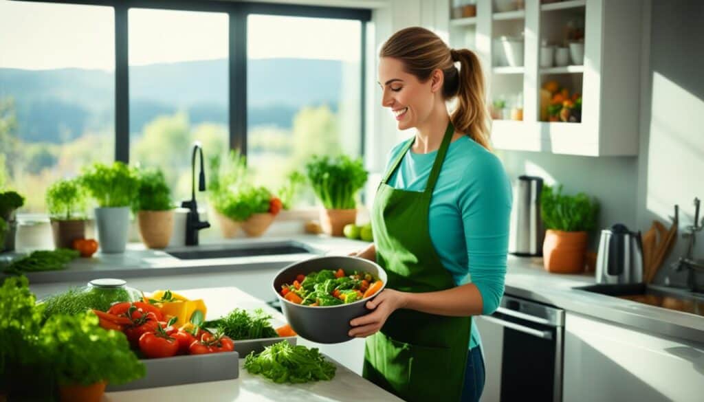 sustainable cooking at home