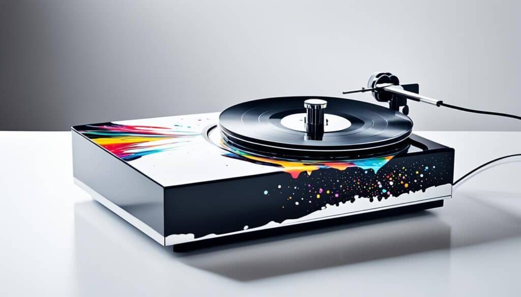 Modern Vinyl Record Player