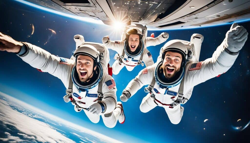 Thrill of Zero-Gravity Flights