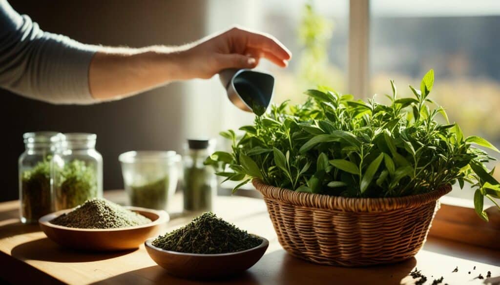 Artisanal Tea Blending Process